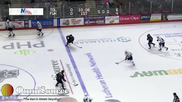 Toledo Walleye 2 At Fort Wayne Komets 1 (1-18-20)